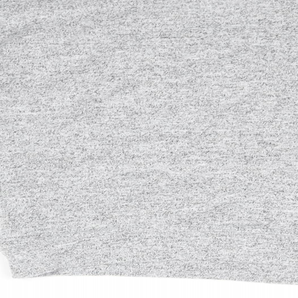 Brand and care label for Sweet Millie girls’ grey jumper, size 7, years
