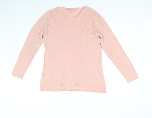Miller's Womens Orange Pullover Jumper Size S