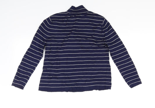 ASOS Womens Blue Striped Pullover Jumper Size 8