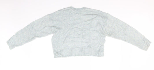 New Look Womens Gold Houndstooth Pullover Jumper Size M