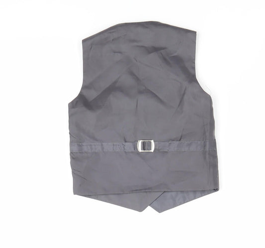 Romaario Boys Grey Overcoat Waistcoat Size 3 Years