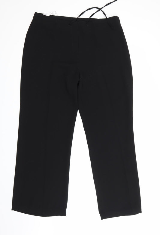 Berkshire Womens Black Trousers Size 14 L25 in