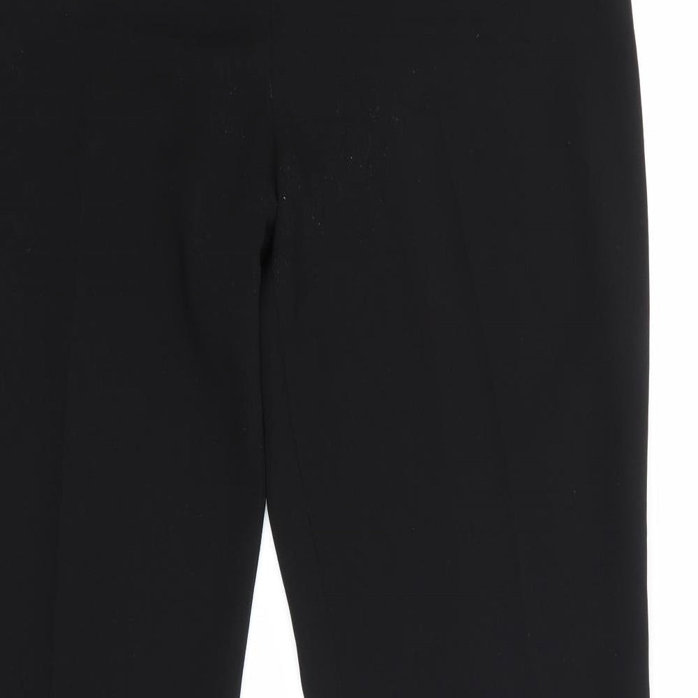 Brand and care label for Berkshire women’s black trousers, size UK 14, 25-inch leg