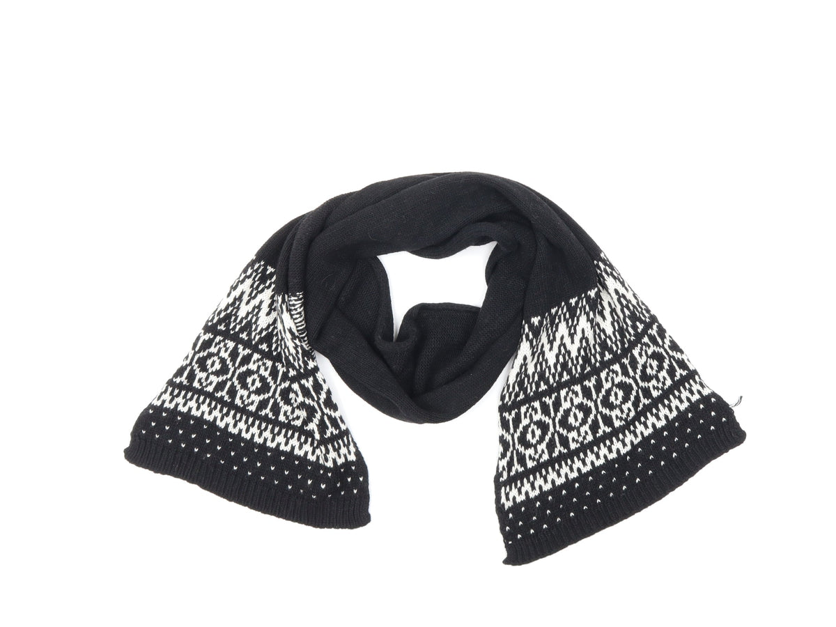 Front view of United Colours of Benetton women’s black scarf