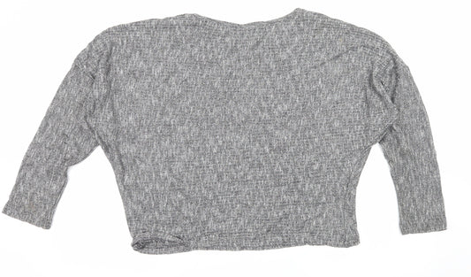 Select Womens Grey Knit Pullover Jumper Size 12
