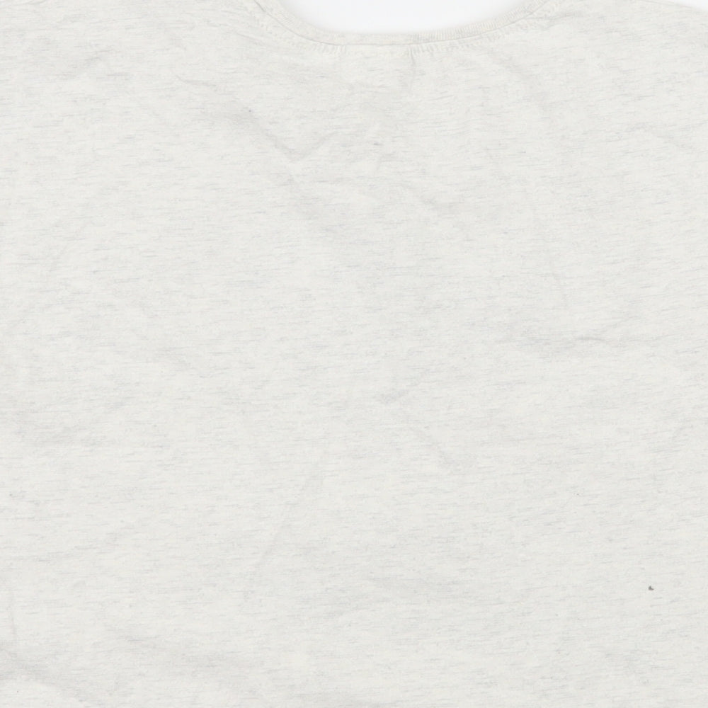 Brand and care label for Next girls’ green jersey basic t-shirt, size 3-4, years - i have super powers