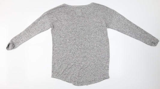 Boux Avenue Womens Grey Basic T-Shirt Size S