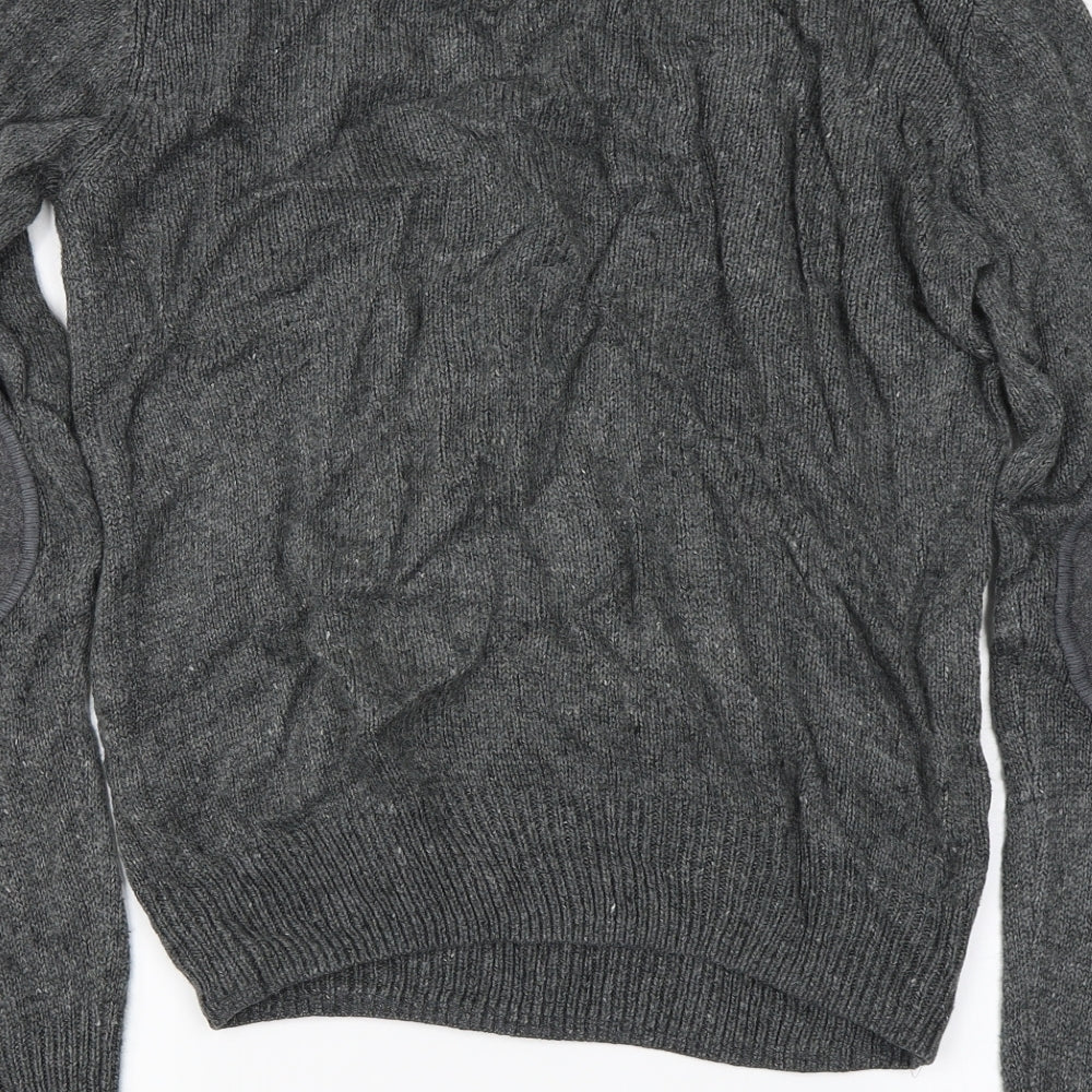 Cedar Wood State Mens Grey Pullover Jumper Size S