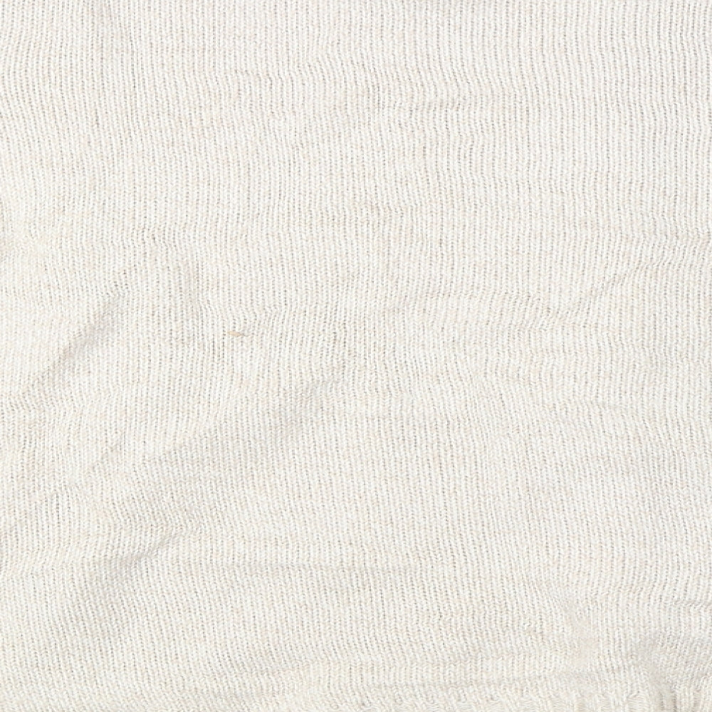 Brand and care label for EWM women’s beige cardigan jumper, size XL