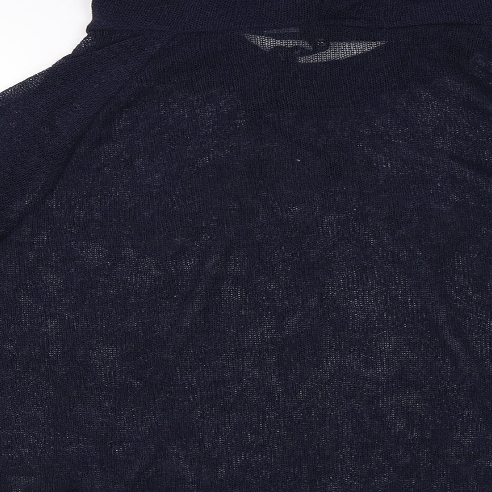 H&M Womens Blue Pullover Hoodie Size M