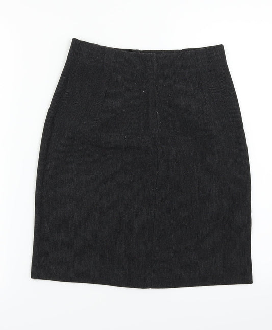 St Michaels Womens Grey Straight & Pencil Skirt Size 10
