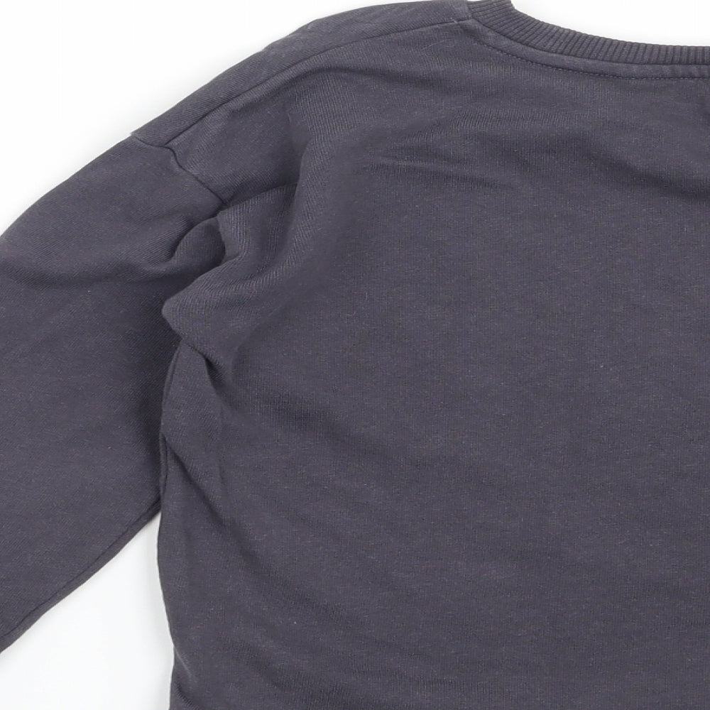 Brand and care label for George girls’ blue pullover sweatshirt, size 9-10, years - los angeles