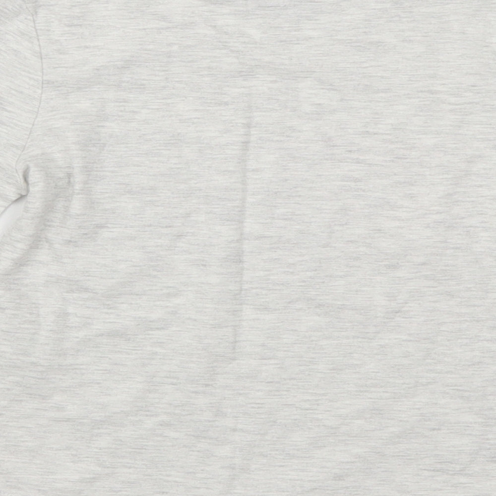 Brand and care label for I love girls’ wear girls grey basic t-shirt, size 5, years