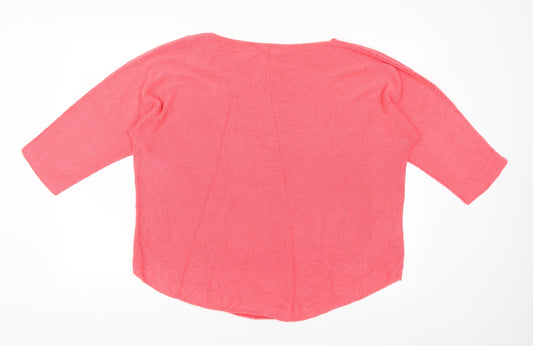 Amanti Womens Pink Pullover Jumper Size XL