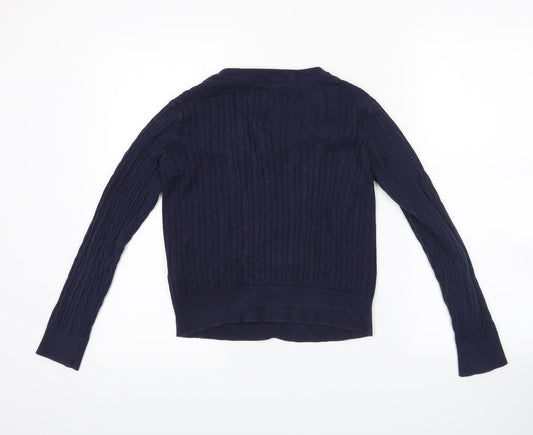 gap kids Girls Blue Cardigan Jumper Size L
