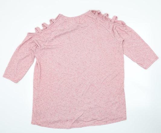 Papaya Womens Purple Pullover Jumper Size 20
