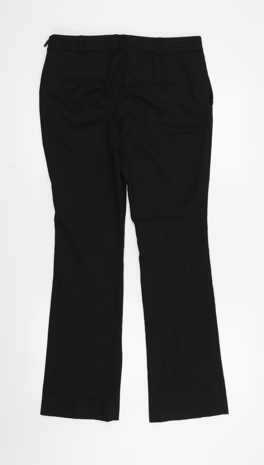 NEXT Womens Black Trousers Size 10 L30 in