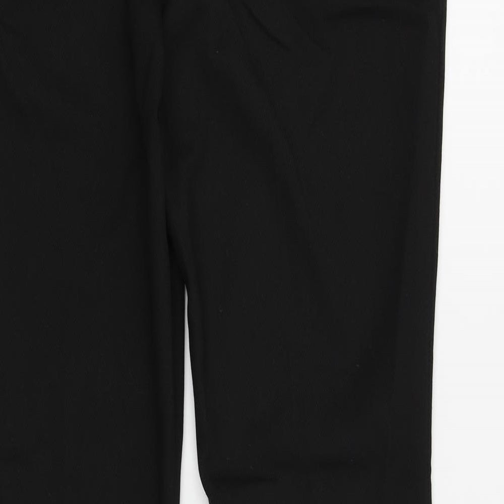 NEXT Womens Black Trousers Size 10 L30 in