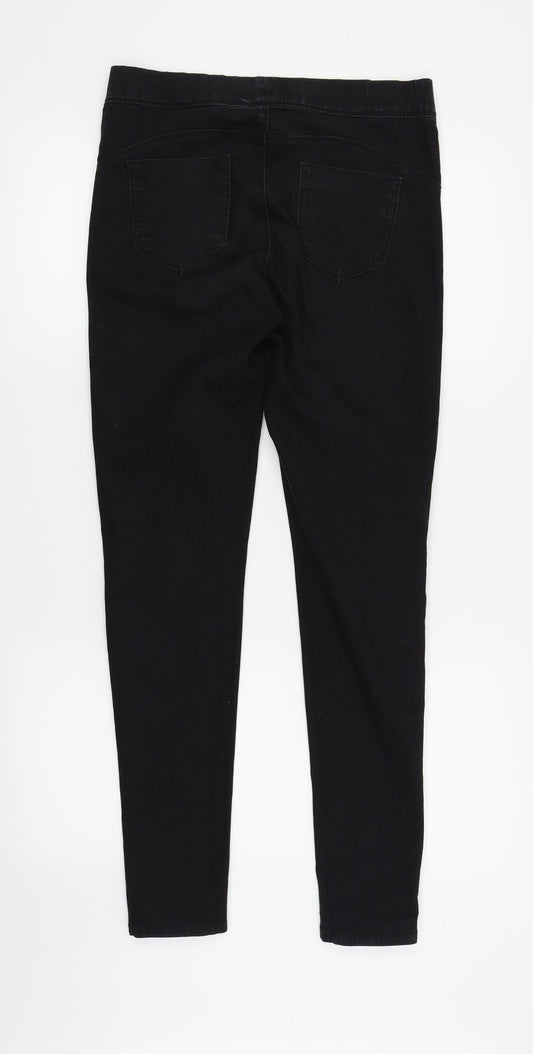 Denim & Co. Womens Black Jegging Jeans Size 10 L30 in