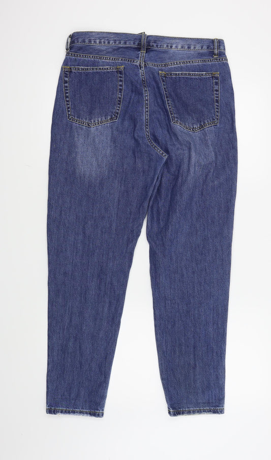 FOREVER 21 Womens Blue Straight Jeans Size L L27 in