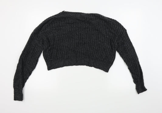 BDG Womens Grey Pullover Jumper Size XS