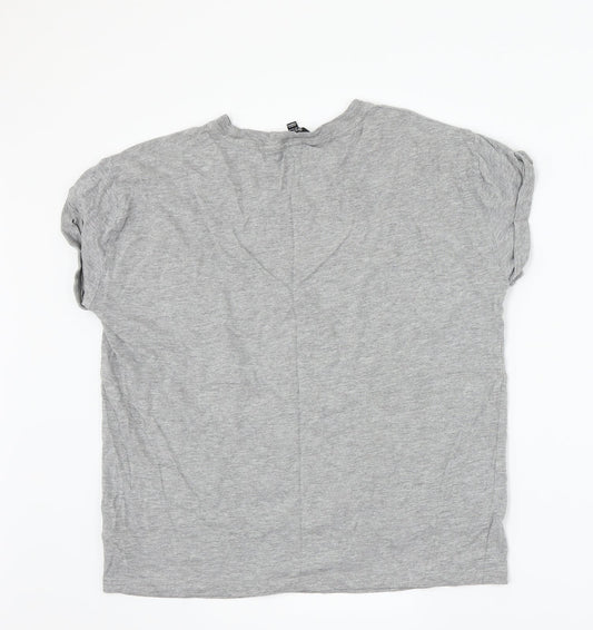 New Look Girls Grey Basic T-Shirt Size 12-13 Years - J'adore