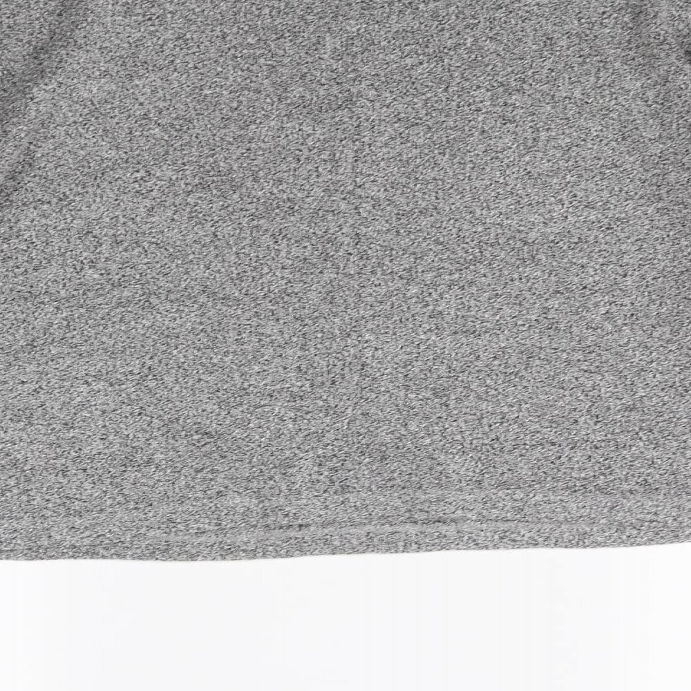 Brand and care label for New Look women’s grey jumper, size S