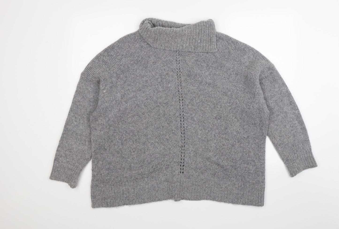 Anthology Womens Grey Knit Pullover Jumper Size 20