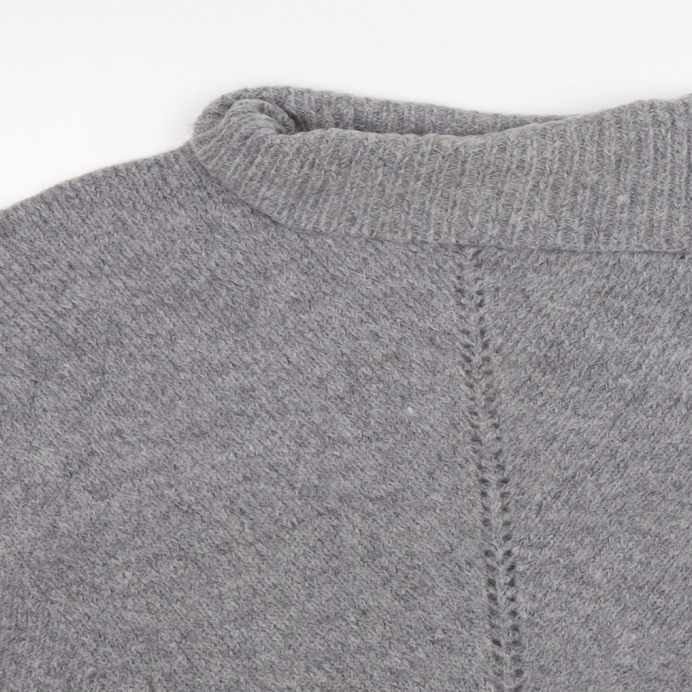 Anthology Womens Grey Knit Pullover Jumper Size 20
