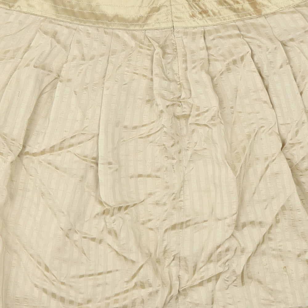 Marks and Spencer Womens Beige A-Line Skirt Size 12