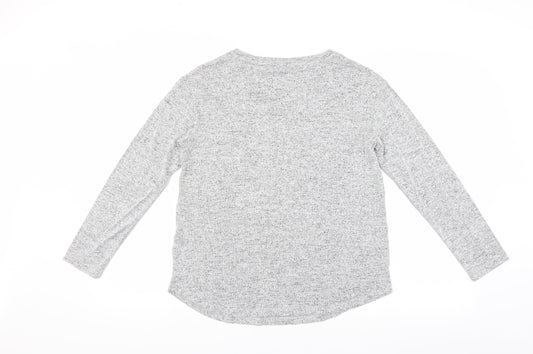 Marks and Spencer Womens Grey Pullover Jumper Size 10