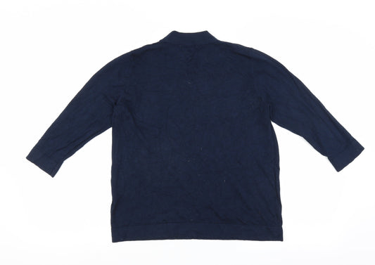 Sainsburys Womens Blue Pullover Jumper Size 14