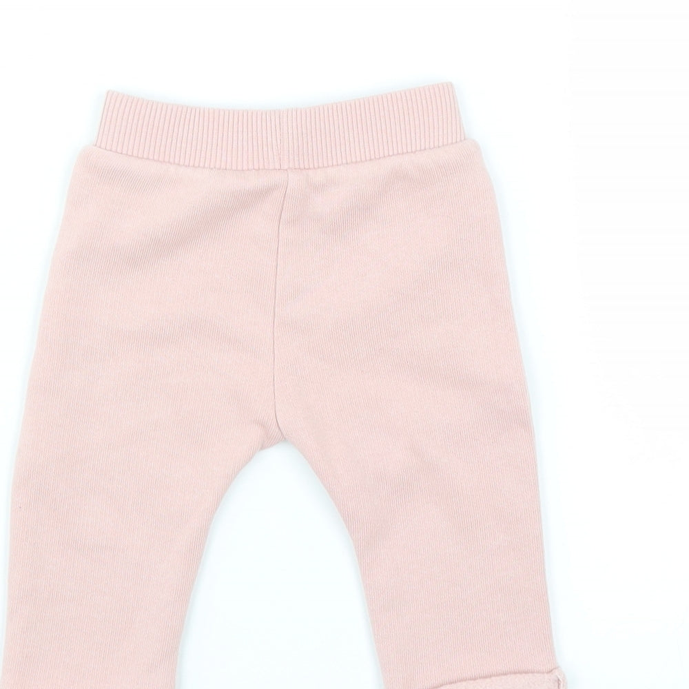 George Girls Pink Jogger Trousers Size 0-3 Months