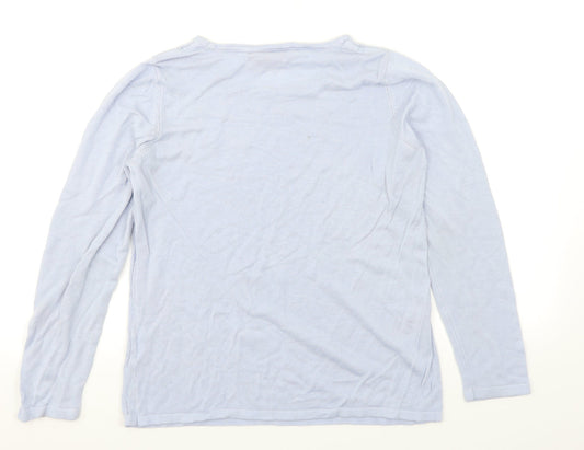 Millers Womens Blue Argyle/Diamond Pullover Jumper Size S