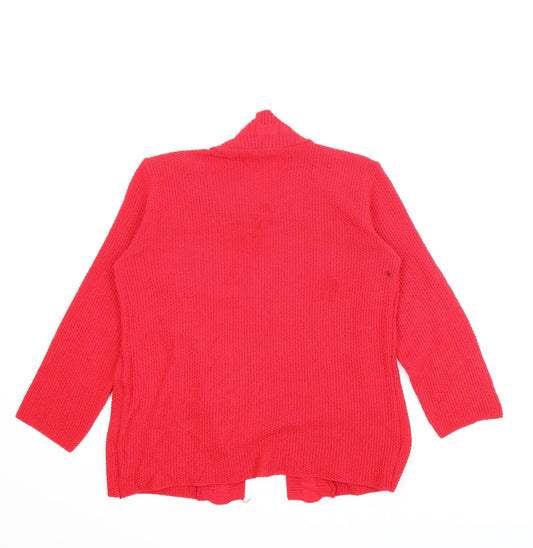 Preworn Womens Red Striped Pullover Jumper Size M - Jumper/cardigan