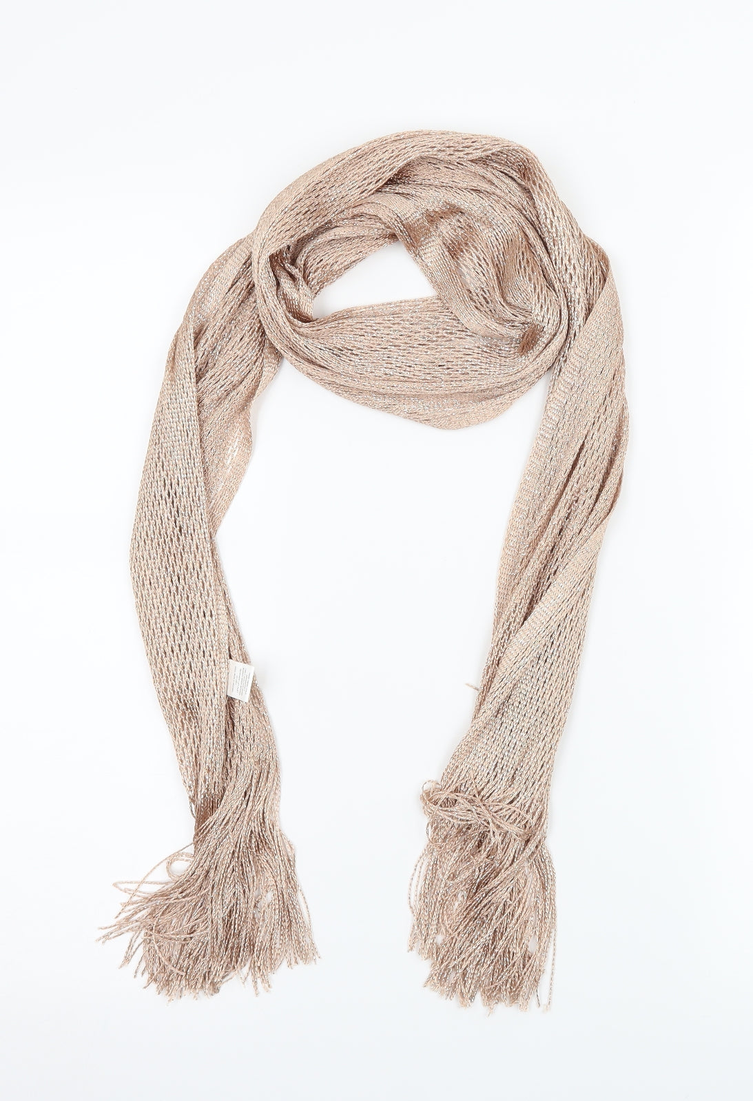 Preworn Womens Pink Scarf