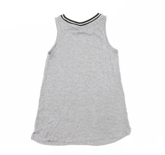 NEXT Girls Grey Jersey Basic Tank Size 8 Years - Star Wars