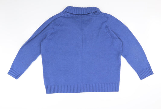 BM Womens Blue Jacket Size XL
