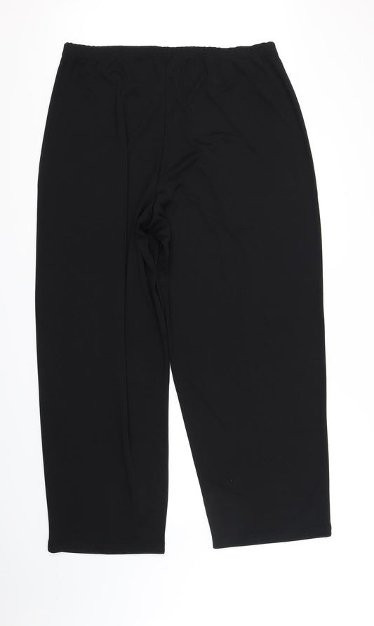 Fasion Union Womens Black Trousers Size 24 L33 in
