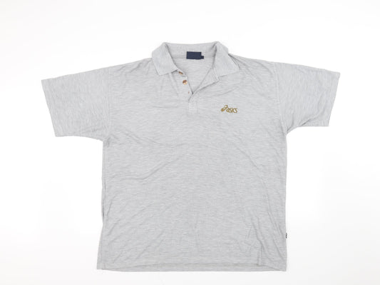 Oasis Mens Grey Polo Size L