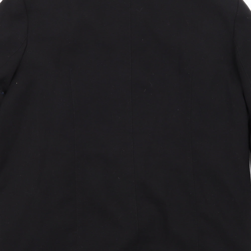 Monsoon Womens Black Rayon Jacket Size 10