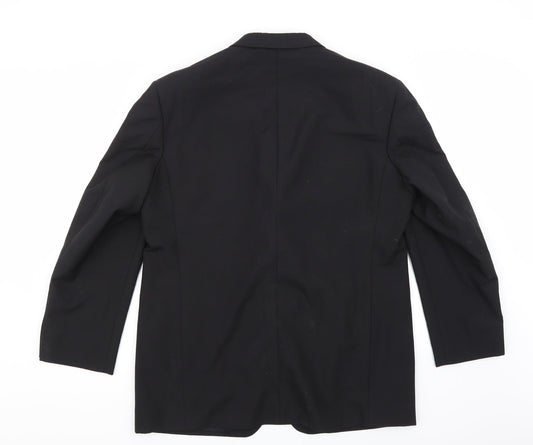 Torre Mens Black Jacket Suit Jacket Size 44