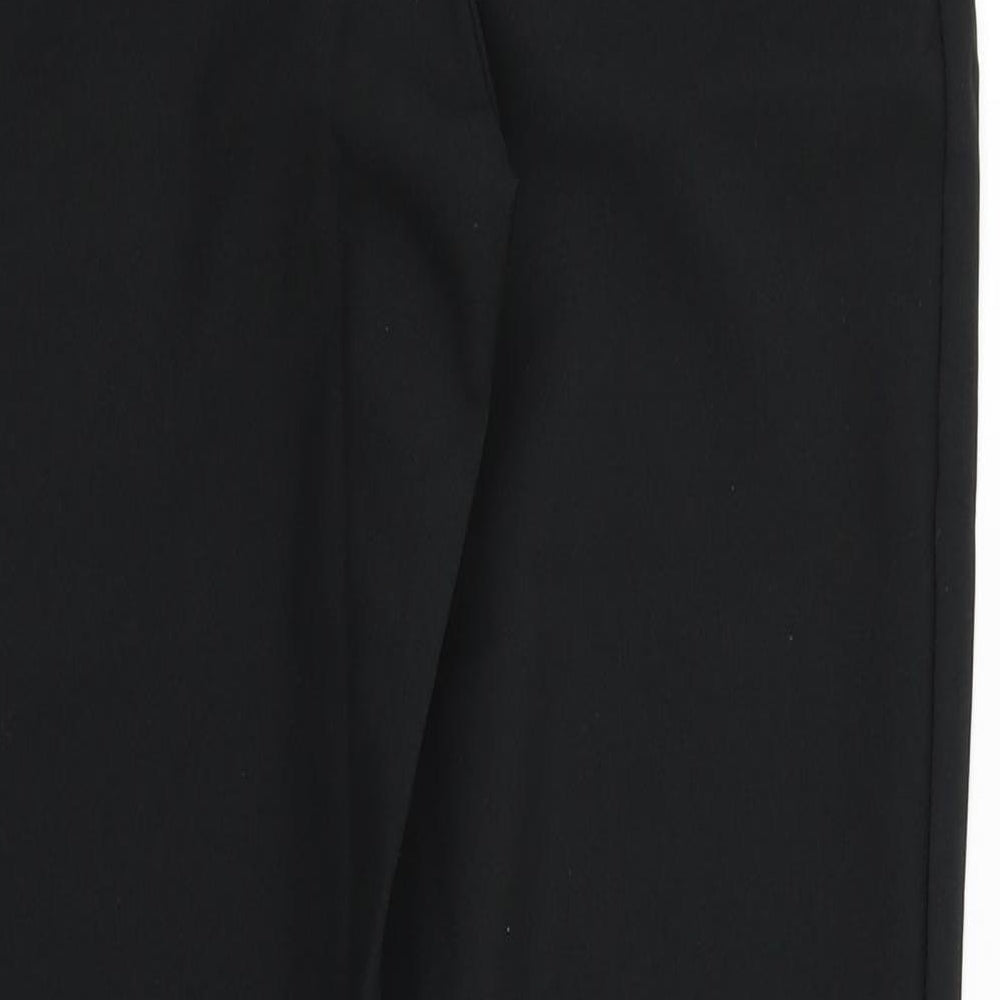 Brand and care label for Finesse women’s black dress pants trousers, size UK 10, 31-inch leg