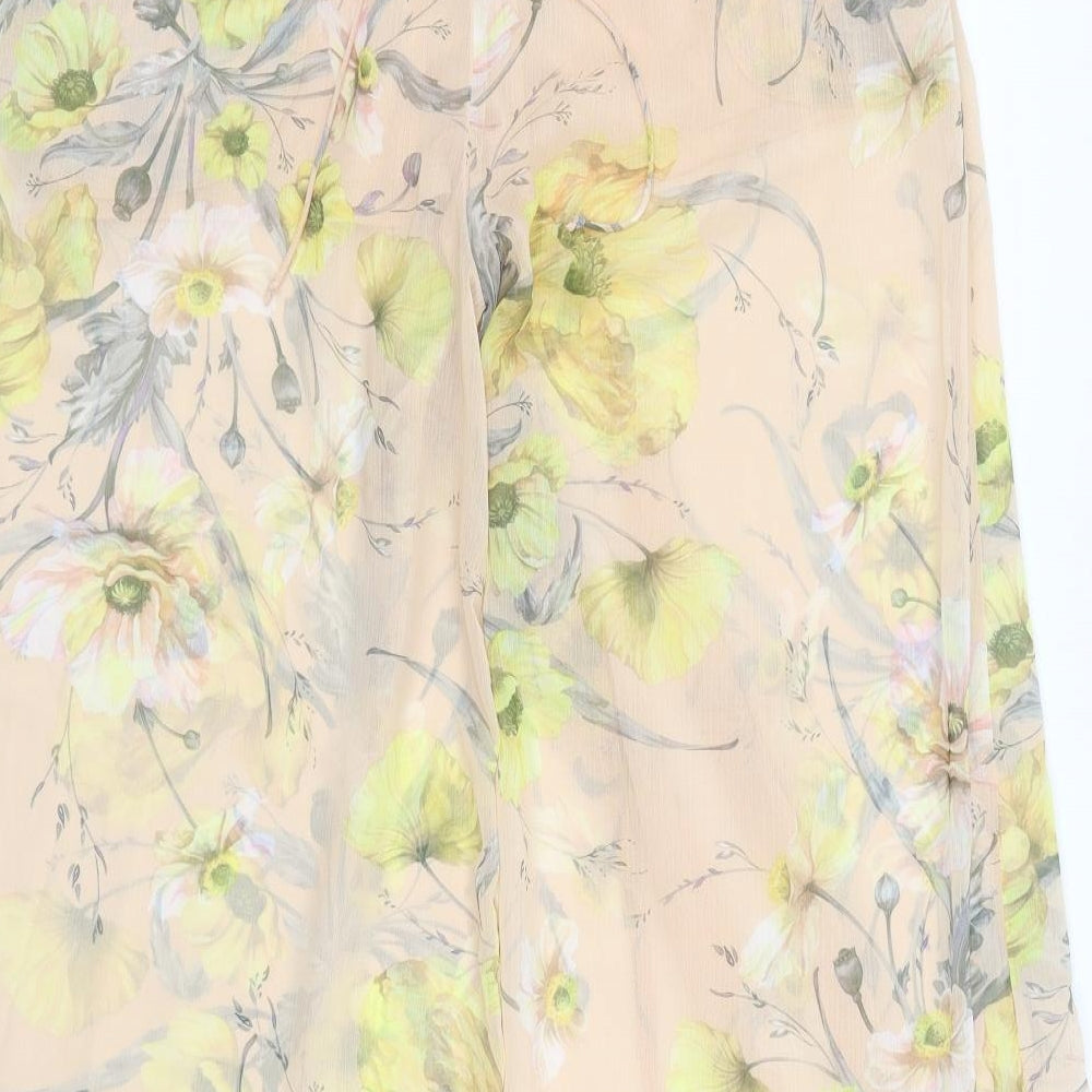 H&M Womens Multicoloured Floral Bloomer Trousers Size 10