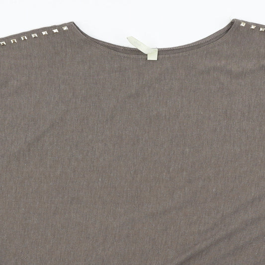 Stella Womens Brown Pullover Jumper Size L