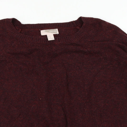 FOREVER 21 Womens Purple Pullover Jumper Size M