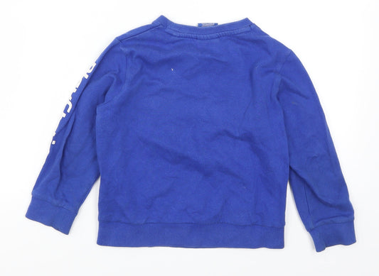 NEXT Boys Blue Pullover Sweatshirt Size 4 Years - Play Station