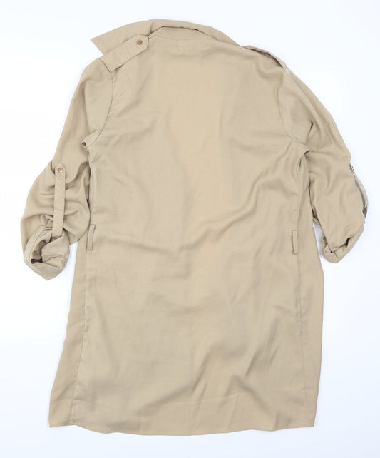 Apricot Womens Beige Jacket Size 8