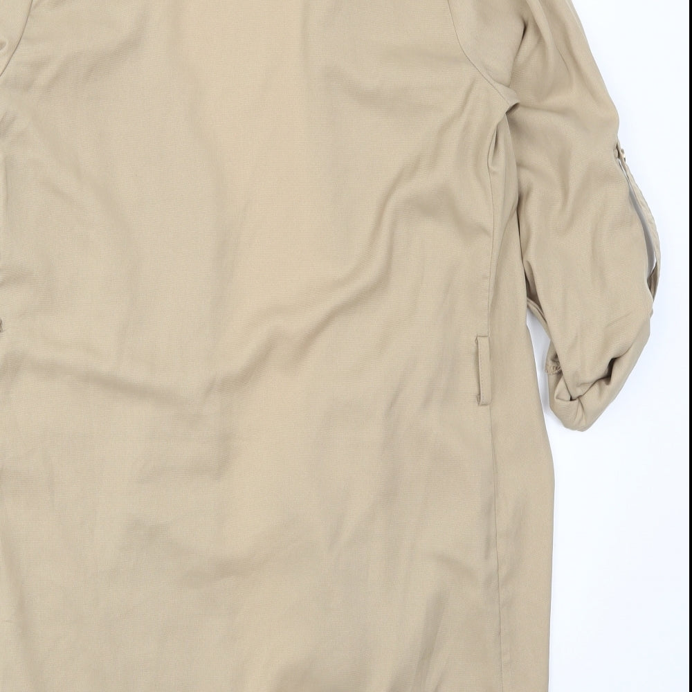 Apricot Womens Beige Jacket Size 8