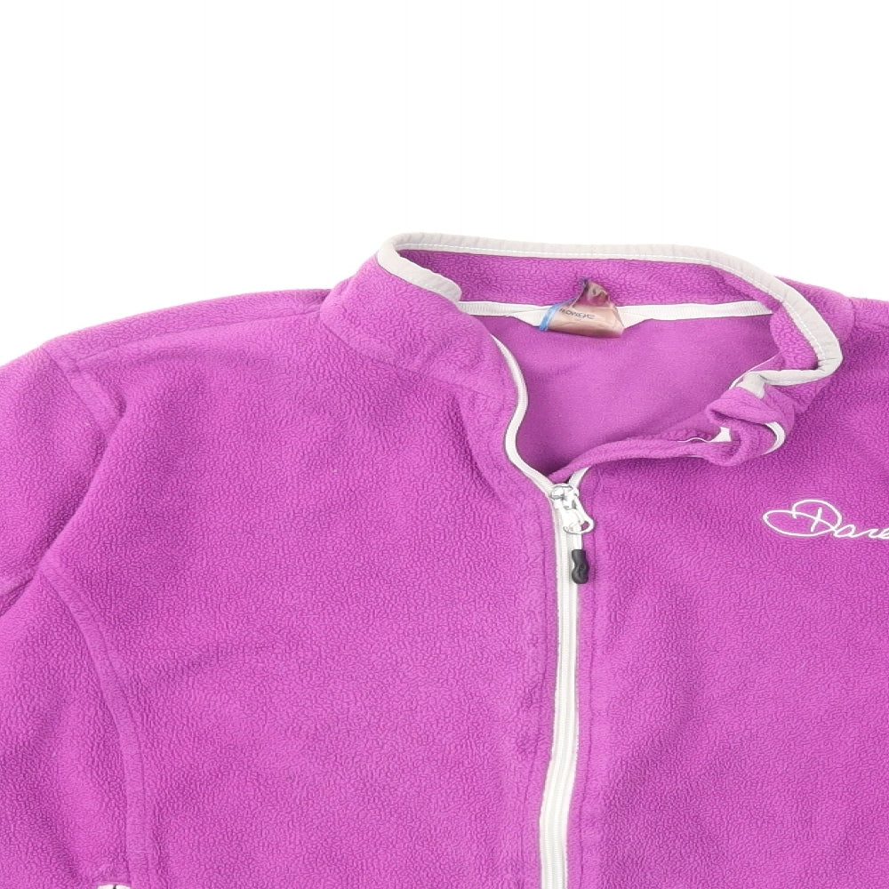 Dare2B Womens Purple Fleece Jacket Size 8
